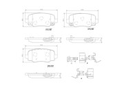 P23177N Sada brzdových destiček, kotoučová brzda PRIME LINE - Ceramic BREMBO