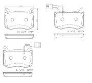 P 23 183 Sada brzdových destiček, kotoučová brzda PRIME LINE BREMBO