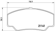 P 24 023 Sada brzdových destiček, kotoučová brzda PRIME LINE BREMBO