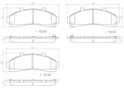 P 24 041 Sada brzdových destiček, kotoučová brzda PRIME LINE BREMBO