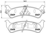 P 24 042 Sada brzdových destiček, kotoučová brzda PRIME LINE BREMBO