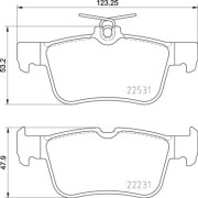 P 24 175 Sada brzdových destiček, kotoučová brzda PRIME LINE BREMBO