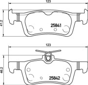 P 24 204 Sada brzdových destiček, kotoučová brzda PRIME LINE BREMBO