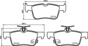 P 24 217 Sada brzdových destiček, kotoučová brzda PRIME LINE BREMBO