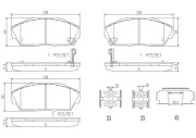 P28013N Sada brzdových destiček, kotoučová brzda PRIME LINE - Ceramic BREMBO