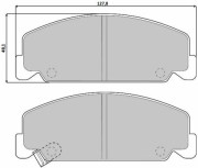 P 28 018 Sada brzdových destiček, kotoučová brzda PRIME LINE BREMBO