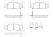 P28026N Sada brzdových destiček, kotoučová brzda PRIME LINE - Ceramic BREMBO