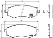 P 30 002 Sada brzdových destiček, kotoučová brzda PRIME LINE BREMBO