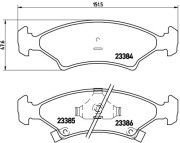 P 30 009 Sada brzdových destiček, kotoučová brzda PRIME LINE BREMBO