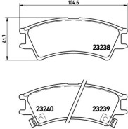 P 30 011 Sada brzdových destiček, kotoučová brzda PRIME LINE BREMBO