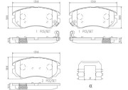 P30018N Sada brzdových destiček, kotoučová brzda PRIME LINE - Ceramic BREMBO