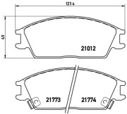 P 30 024 Sada brzdových destiček, kotoučová brzda PRIME LINE BREMBO