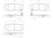 P30037N Sada brzdových destiček, kotoučová brzda PRIME LINE - Ceramic BREMBO