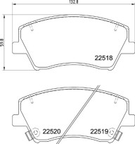 P 30 107 Sada brzdových destiček, kotoučová brzda PRIME LINE BREMBO