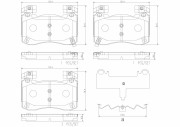 P30113N Sada brzdových destiček, kotoučová brzda PRIME LINE - Ceramic BREMBO