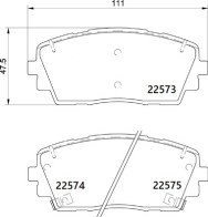 P 30 115 Sada brzdových destiček, kotoučová brzda PRIME LINE BREMBO