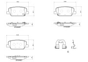 P30118N Sada brzdových destiček, kotoučová brzda PRIME LINE - Ceramic BREMBO