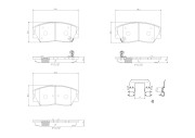 P30121N Sada brzdových destiček, kotoučová brzda PRIME LINE - Ceramic BREMBO
