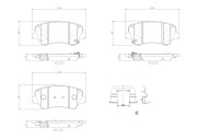 P30123N Sada brzdových destiček, kotoučová brzda PRIME LINE - Ceramic BREMBO