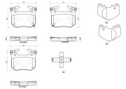 P30124N Sada brzdových destiček, kotoučová brzda PRIME LINE - Ceramic BREMBO