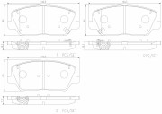 P30128N Sada brzdových destiček, kotoučová brzda PRIME LINE - Ceramic BREMBO