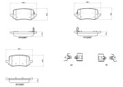 P30139N Sada brzdových destiček, kotoučová brzda PRIME LINE - Ceramic BREMBO