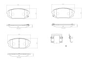 P30140N Sada brzdových destiček, kotoučová brzda PRIME LINE - Ceramic BREMBO