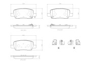 P30141N Sada brzdových destiček, kotoučová brzda PRIME LINE - Ceramic BREMBO