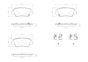 P30152N Sada brzdových destiček, kotoučová brzda PRIME LINE - Ceramic BREMBO