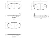 P30156N Sada brzdových destiček, kotoučová brzda PRIME LINE - Ceramic BREMBO