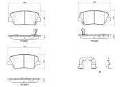 P30159N Sada brzdových destiček, kotoučová brzda PRIME LINE - Ceramic BREMBO