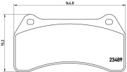 P 36 014 Brzdové destičky PRIME LINE BREMBO