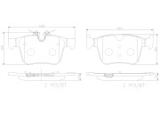 P36037N BREMBO sada brzdových platničiek kotúčovej brzdy P36037N BREMBO