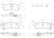 P37009N Sada brzdových destiček, kotoučová brzda PRIME LINE - Ceramic BREMBO