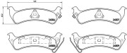 P 37 012 Sada brzdových destiček, kotoučová brzda PRIME LINE BREMBO