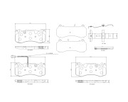 P 48 005 Sada brzdových destiček, kotoučová brzda PRIME LINE BREMBO