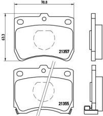 P 49 013 Sada brzdových destiček, kotoučová brzda PRIME LINE BREMBO