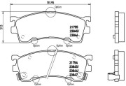 P 49 023 Sada brzdových destiček, kotoučová brzda PRIME LINE BREMBO