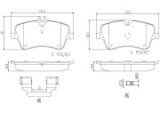 P50045N Sada brzdových destiček, kotoučová brzda PRIME LINE - Ceramic BREMBO