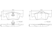 P50052N Sada brzdových destiček, kotoučová brzda PRIME LINE - Ceramic BREMBO