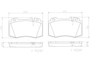 P50053N Sada brzdových destiček, kotoučová brzda PRIME LINE - Ceramic BREMBO