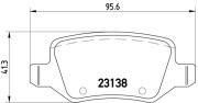 P 50 058 Sada brzdových destiček, kotoučová brzda PRIME LINE BREMBO