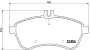 P 50 071 Sada brzdových destiček, kotoučová brzda PRIME LINE BREMBO