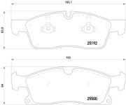 P 50 108 Brzdové destičky PRIME LINE BREMBO