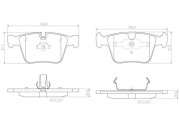 P50116N Sada brzdových destiček, kotoučová brzda PRIME LINE - Ceramic BREMBO