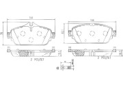 P50119N Sada brzdových destiček, kotoučová brzda PRIME LINE - Ceramic BREMBO