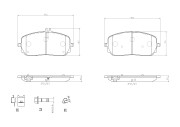 P50152N Sada brzdových destiček, kotoučová brzda PRIME LINE - Ceramic BREMBO