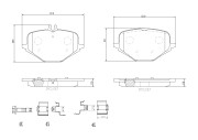 P50167N Sada brzdových destiček, kotoučová brzda PRIME LINE - Ceramic BREMBO