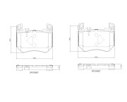 P 50 171 Sada brzdových destiček, kotoučová brzda PRIME LINE BREMBO