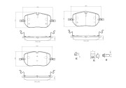 P50173N Sada brzdových destiček, kotoučová brzda PRIME LINE - Ceramic BREMBO